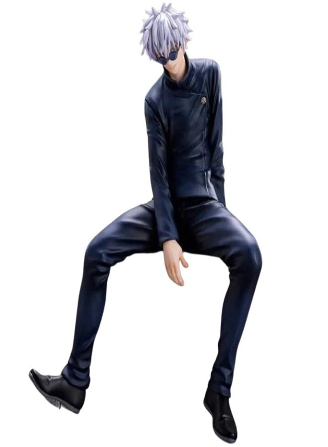 FUNFOB Jujutsu Kaisen Gojo Action Figure Height -15.5cm Collectible for Anime Fans PVC Multicolour | Gojo with Glare Noodle Topper - Image 1